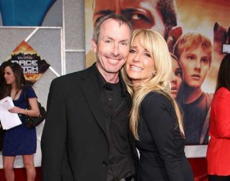 Ike with his former wife, Angela at a event 